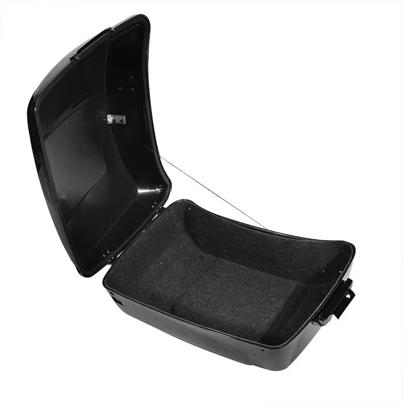 For Kawasaki Vulcan 1700 Vaquero Vn1700 2010-2025 Waterproof ABS King Tour Pak Pack Top Box Case With Luggage Rack