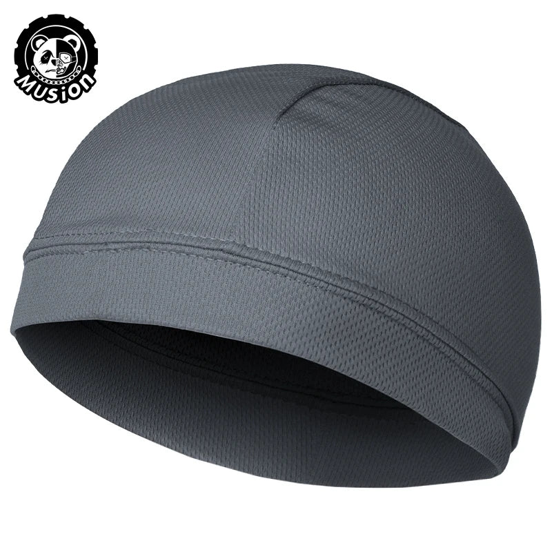 Musion Mesh Helmet Liner Absorb Sweat Absorb Sweat Quick-Drying Running Sport  Cap for Biker