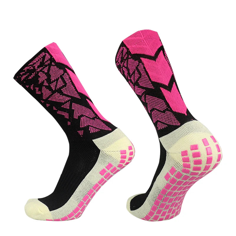 Anti-slip Training Socks Soccer Basketball Tennis Sock Non-slip Football Wear-resistant Sports Friction Strip Grip Cycling Sock