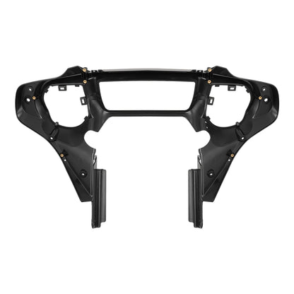 Motorcycle Front Outer Fairing and Instrument Bracket for Touring Street Glide ABS Windshield Cover Front Batwing Outer Fairing