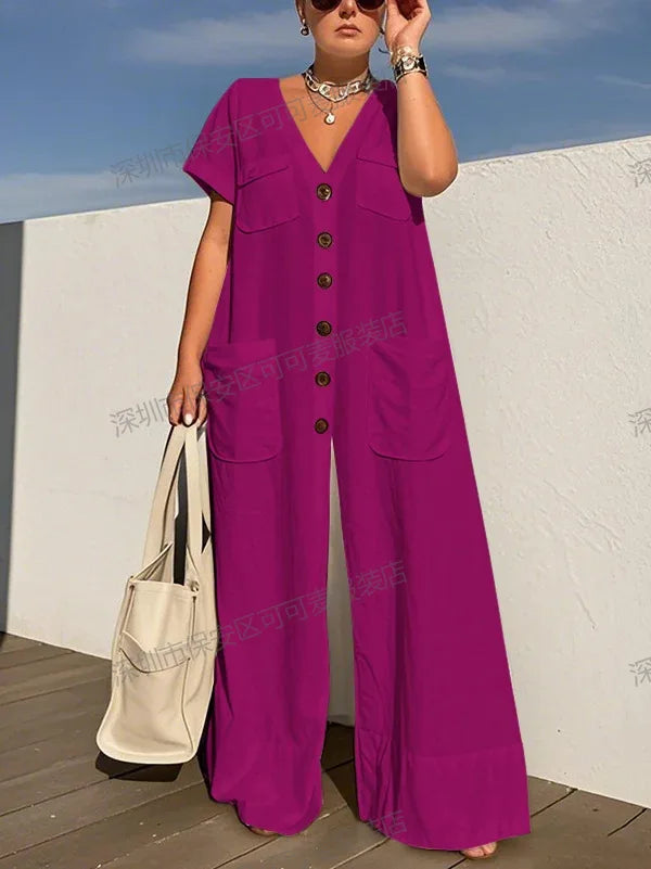 Beach Jumpsuit Women Rompers Lace Long Overalls Trench Spring Summer Bodycon Y2k Party Cluwear Elegant Outfits Work Jumpsuits