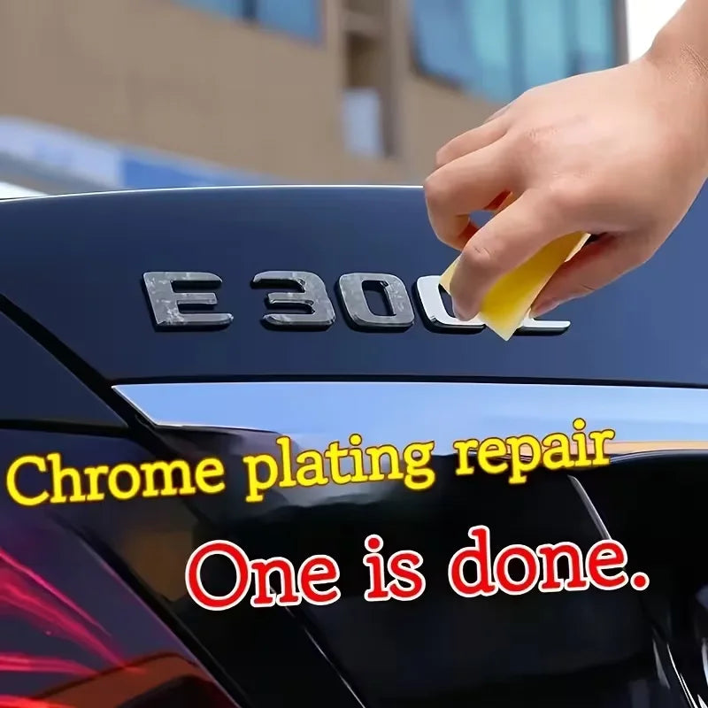 Chrome Refurbishment Paste: Polishes & Restores Car Wheels & Bumpers