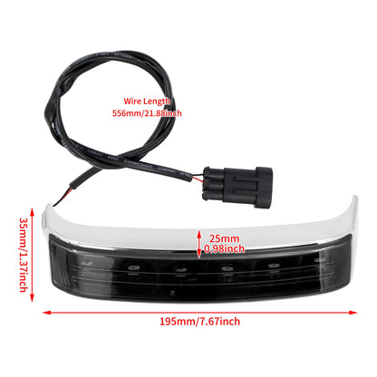 Motorcycle Saddlebag Light LED Turn Lamp Run Brake Lamp For Harley Touring Street Road Glide Road King Ultra Limited CVO 14-2023
