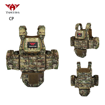 YAKEDA   The eight-piece hunting vest has multiple storage bags and is suitable for hunting training and other scenarios