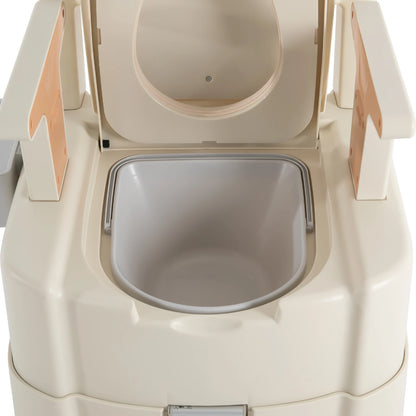 Toilet With Sensor Night Light,Bedside Commode  Bedside Toilet With Maximum Load 200kg, Portable Toilet