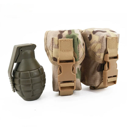 Tactical Pouch Double Frag Grenade Pack Molle EDC Tool Bag Accessory Pouch Shooting Hunting Airsoft Equipment Military Gear
