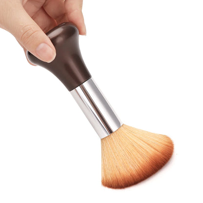 Professional Barber Duster Neck Face Brushes Hair Clean Soft Black Hairbrush Salon Cutting Hairdressing Styling Make Tools