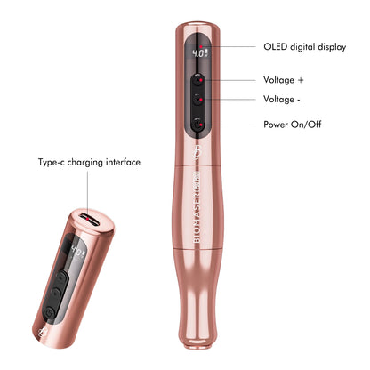 BIOMASER P90 Pro Wireless Rotary Rechargeable PMU Tattoo Machine Permanent Makeup Microblading Eyebrow Lip Eyeliner Tattoo Gun
