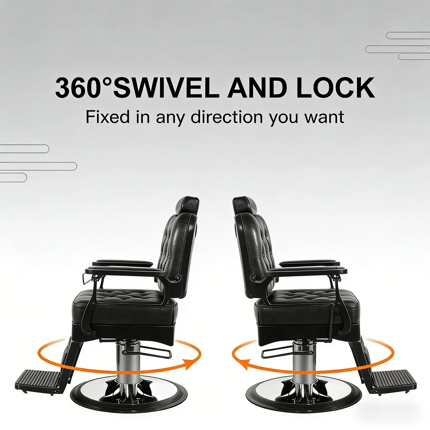 Artist Hand Barber Chair, Hair Salon Chair, Heavy Duty Barber Chair for Barbershop, Tattoo Massage, Beauty Spa,Customized