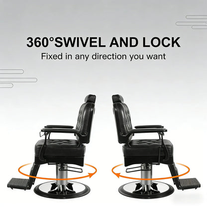 Artist Hand Barber Chair, Hair Salon Chair, Heavy Duty Barber Chair for Barbershop, Tattoo Massage, Beauty Spa,Customized
