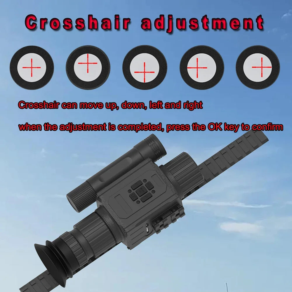 Megaorei NK008 940NM Laser IR Monocular Cross-Border Monocular Infrared Night Vision Telescope with Low Light Level & Battrery