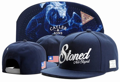 Snapback Hats for Men Hip Hop Style Hats Solid Baseball Hats Adjustable Snapback Cap Flat Brim Baseball Caps