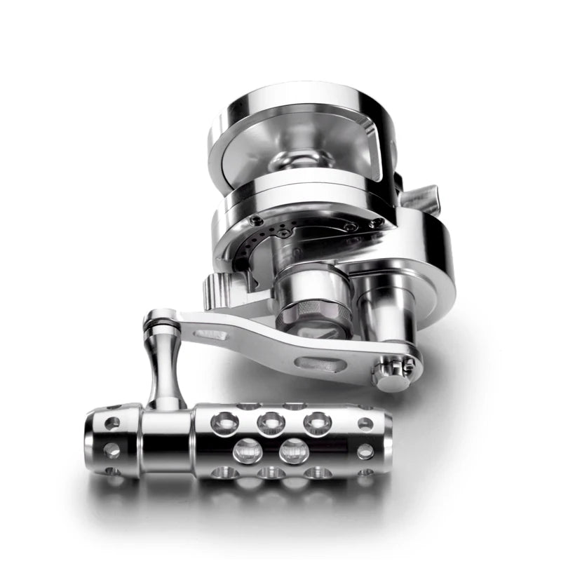 Lizard Fishing CNC Aluminium Body Jigging Reel 26kg Drage Power Deep Spool Sea Saltwater Trolling Fishing Reel Trolling Reel