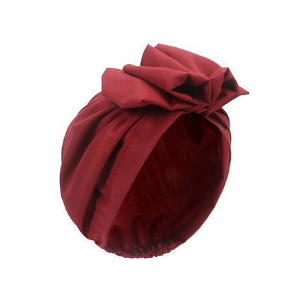 Women Vintage Turban Hat Fashion Female Bandana Headband Women's Hair Cover Cap Ladies Head Wraps Muslim Headscarf Bonnet