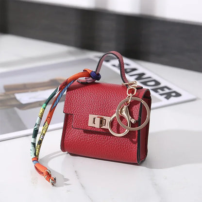 Mini Bag Pendant Small Keychain Case Bag Hanging Accessory Cute Earphone Storage Bag Pendant Keychain Bag Pendant Decoration