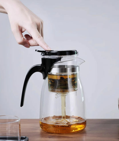 SAMADOYO elegant cup insulation separation bubble teapot heat-resistant glass teapot simple filter tea cup