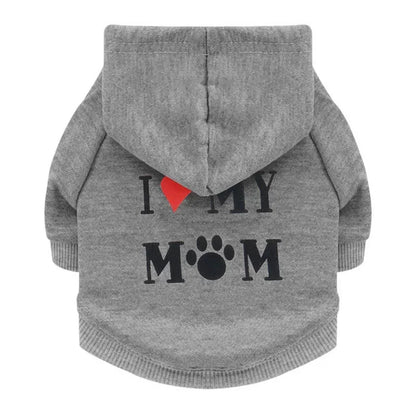 Security Dog Hoodie, Small Dog Coat, Chihuahua Sweatshirt, French Bulldog, Warm Puppy Clothes, XS-L