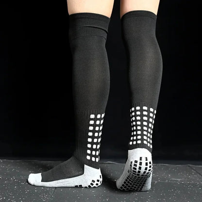 New Long Football Socks Silicone Suction Cup Grip Anti Slip Soccer Socks Sports Men Women Baseball Rugby Socks