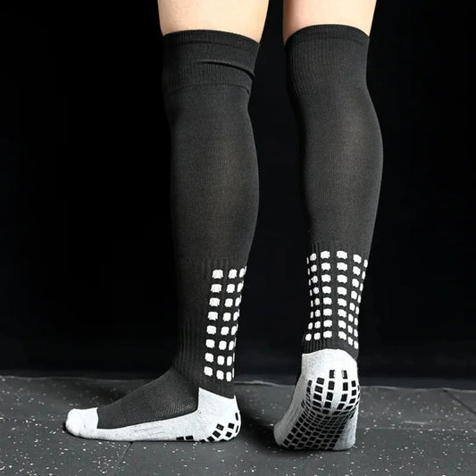 New Long Football Socks Silicone Suction Cup Grip Anti Slip Soccer Socks Sports Men Women Baseball Rugby Socks