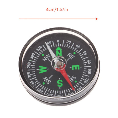 35/40MM Handheld Compass ABS Camping Pocket Compass Portable  Climbing Riding Children Gift Outdoor Survival Gear B.H