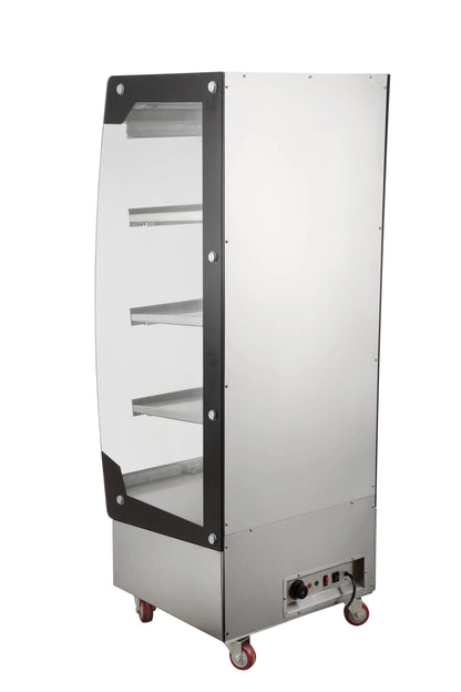 Commercial Food Warmer Countertop Pizza Food Warmer Display Electric Food Warming Cabinet Curved Glass Warming Cabinet Showcase