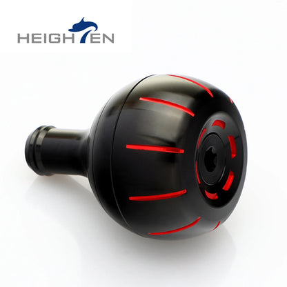 HEIGHTEN Carbon Fiber Fishing Reel Single Cast Spinning Wheel Hand Crank Handle Round Single Grip Fishing Wheel Crankshaft