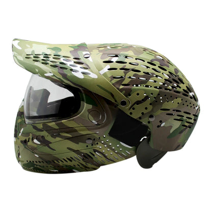 Lotus Camo Color Great III Paintball Mask Full Coverage Protector Helmet