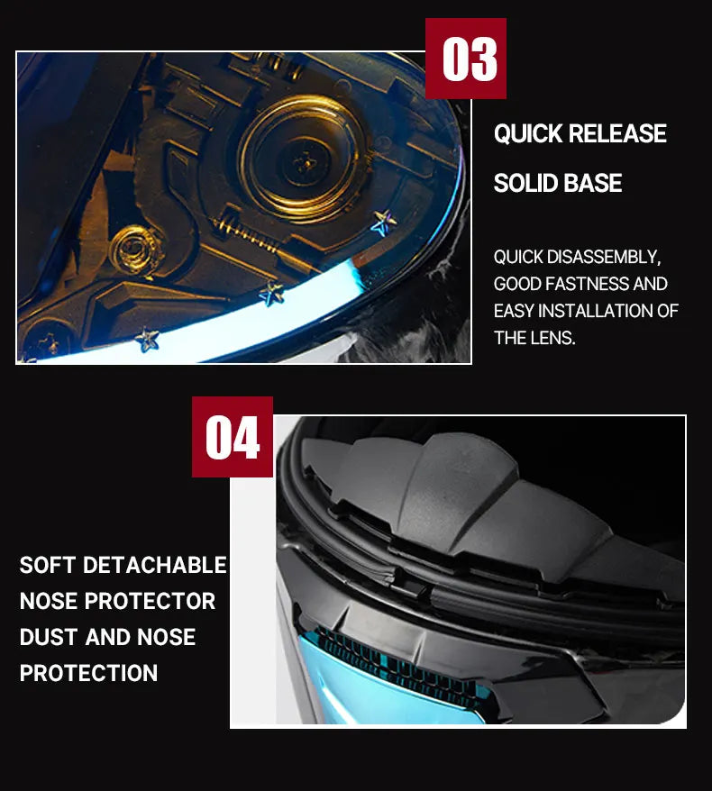 All-New Carbon Hybrid Retro High Quality Full Face Motorcycle Helmet Anti-Fog Visor Stabile Zero Glare Reduce Pressure Points