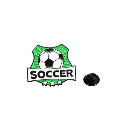Sports Decoration Brooch Compact 2026  Souvenir Soccer Commemorative Brooch Delicate North America Football Pin