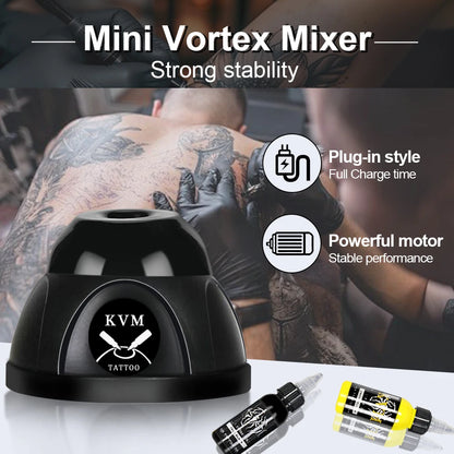 Mini Vortex Shaker Tattoo Ink Nails Polish Mixed Shaker 7000RPM Vortex Mixer Non-slip Base Tattoo Ink Stirrer Tattoo Supplies
