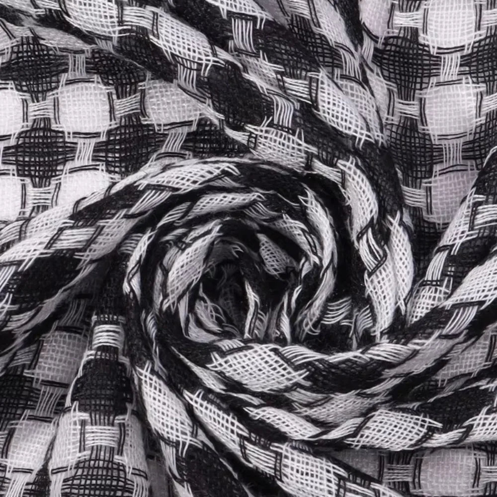 Large Arab Shemagh Headscarf with Tassel Costume Head Neck Scarf Bandana Keffiyeh for Men Women