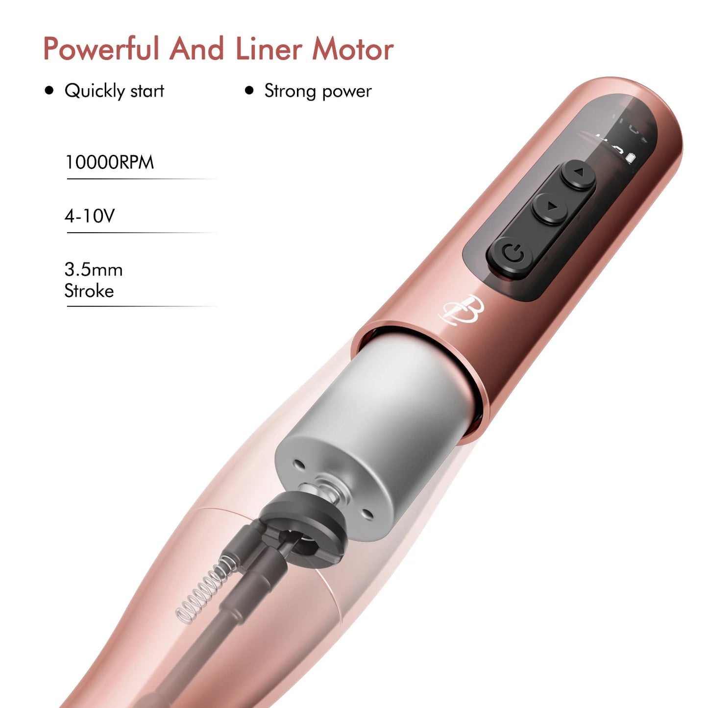 BIOMASER P90 Pro Wireless Rotary Rechargeable PMU Tattoo Machine Permanent Makeup Microblading Eyebrow Lip Eyeliner Tattoo Gun