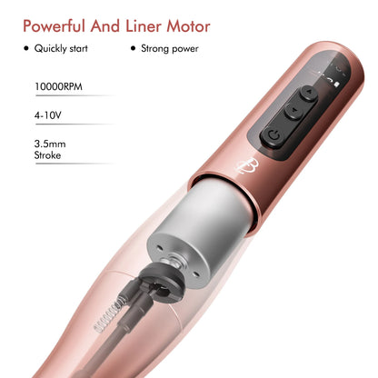 BIOMASER P90 Pro Wireless Rotary Rechargeable PMU Tattoo Machine Permanent Makeup Microblading Eyebrow Lip Eyeliner Tattoo Gun
