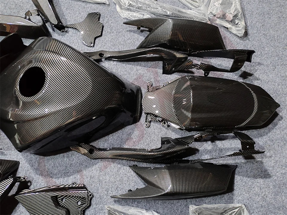 Carbon Fibre Gloss Motorcycle Fairings for Gsxr 600 750 K8 2008 2009 2010 Fairing Kit Gsxr600 Gsxr750 08-10 Bodyframe Cowl Shell