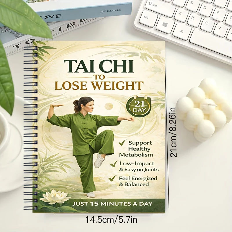Practice every day101-Minute Tai Chi for Beginners，Can enhance physical fitness and daily energy，Improve joint health and flexib