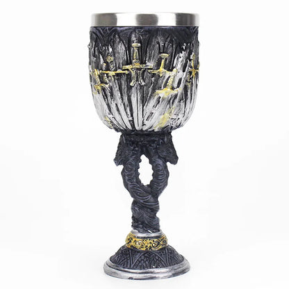 GOT Mug Goblet Stainless Steel Resin 3D Beer Tankard Wine Glass Mugs 600ml 400ml 200ml Party Drinkware Decoration Christmas Gift