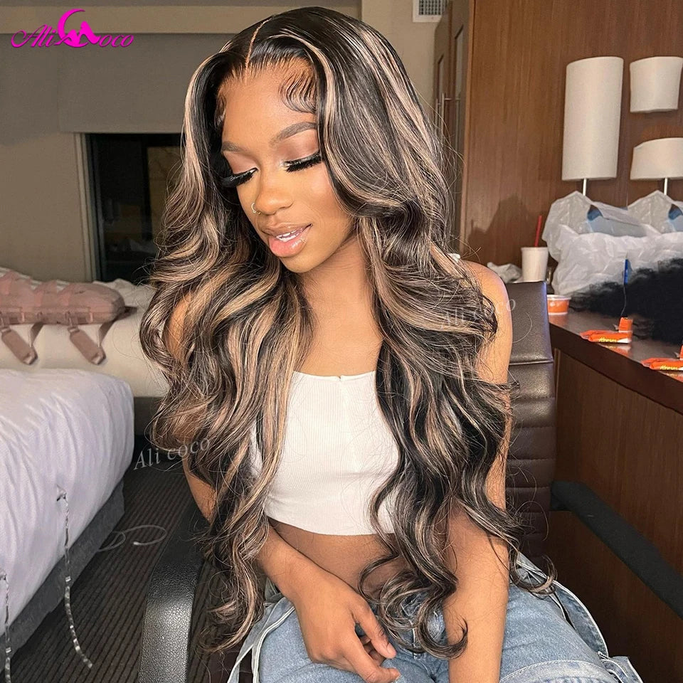 13x6 Body Wave Lace Front Wigs Human Hair Pre Plucked 180 Density Drawstring Wig Human Hair Glueless Human Hair Wigs For Women