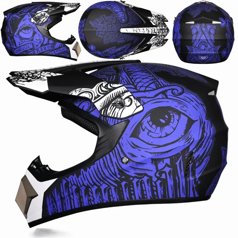 Hot Sale Motorcycle Helmet Racing Off-road Helmet Men Moto Bike Downhill AM DH Cross Para Moto Children Motocross Helmet DOT