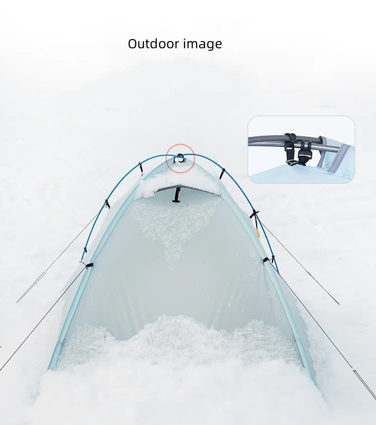 ASTA GEAR Qiusuo 2P Ultralight Tent Outdoor Camping Self-standing Tent 10D Nylon Waterproof Windproof Hiking Mountaineering
