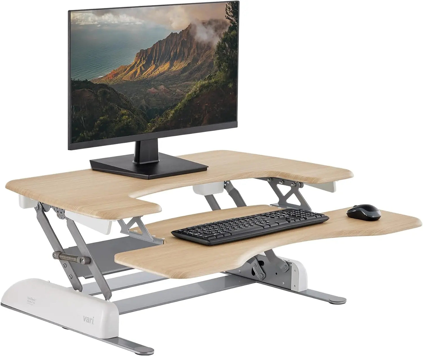 Desk Pro Plus 36 - Dual Monitor Standing Desk Converter - Adjustable Desk Riser with 11 Height Settings - Stand Up Ho.Customized