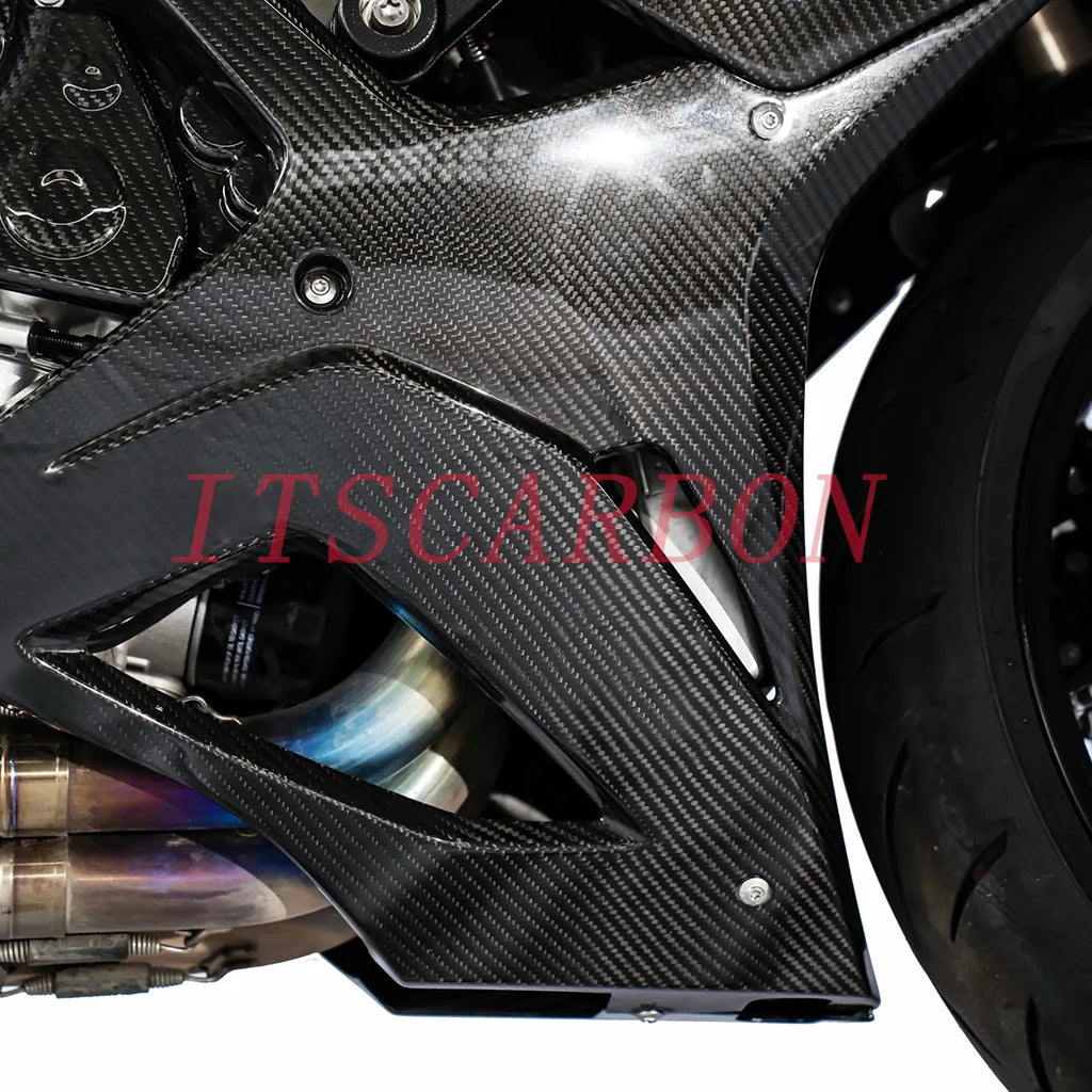 2025 For BMW S1000RR M1000RR 2023 2024 Pure Dry Carbon Fiber Winglets Rear Parts Fenders Tank Cover Fairing Kits