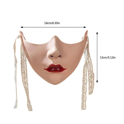 Unisex Masquerade Mask Beauty Mask Cosplay Mask Mechanical Half Face Mask for Carnival Halloween Dress up Party Mask