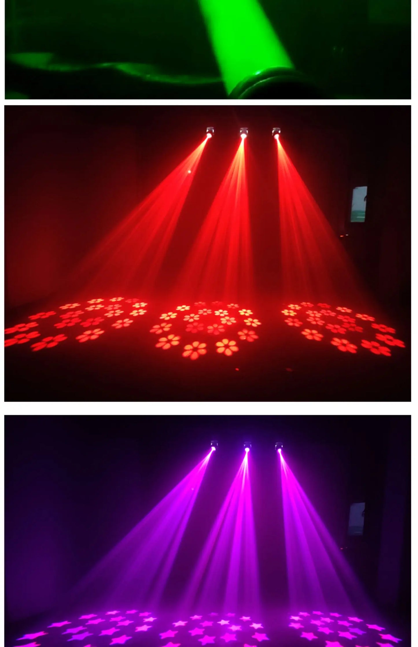 DJ 120w 180w Gobo Spot Led Beam 18 Light Moving Head Party Disco Stage Lights Sound DMX 18 Prisms Disco Club Stage Bar Lighting