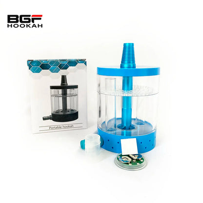 16CM Colorful Travel Portable Chicha Cup Shisha Narguil Set Hookah Cup With Led Light