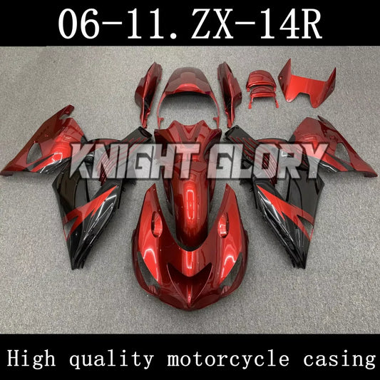 ABS injection complete set, injection molding kit for ZX-14R  2006-2011 models fromBody cover.motorcycle shell fairings