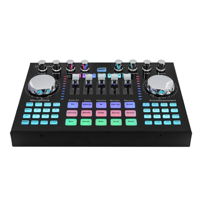 K1 Live Sound Card Portable Internet Celebrity Live Broadcast Special Sound Equipment Universal for Music Recording Karaoke Sing
