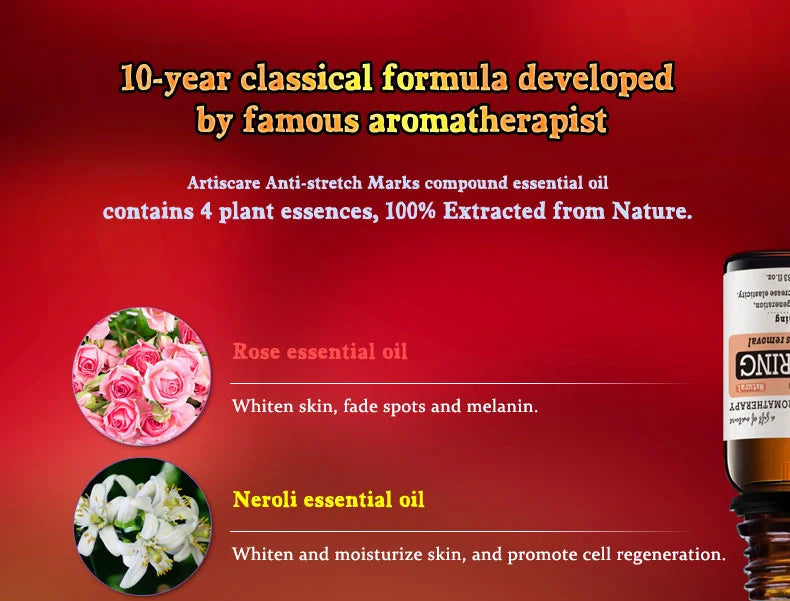 ARTISCARE Essential Oils Beauty Eyes Stretch Marks Removal Body Slimming Breast Enlargement Aromatherapy Massage Oil