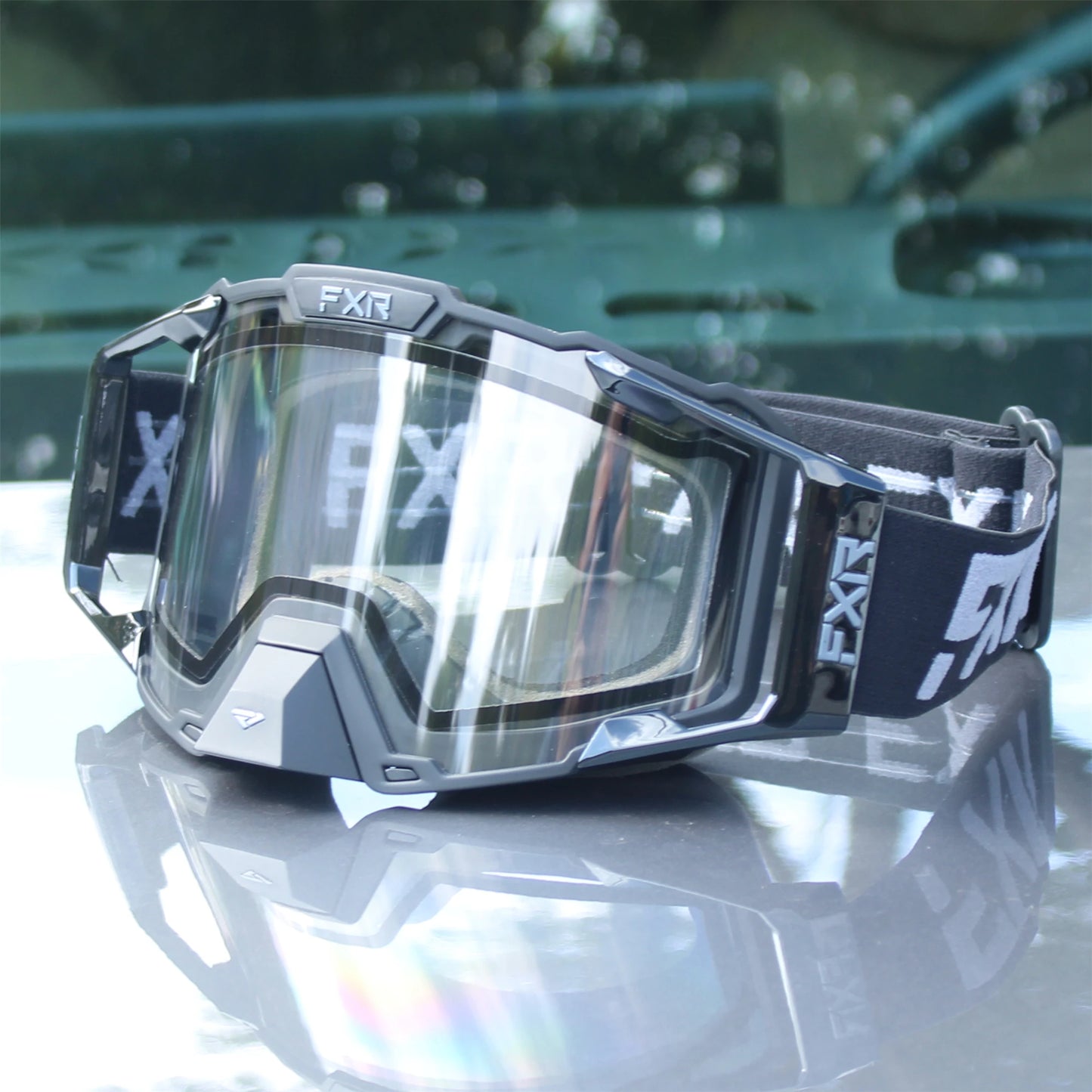 FXR Motorcycle Glasses Double Layer Anti Fog Lens Motocross Goggles Dirt Bike ATV Ski Goggles Moto Outdoor Cycling Sunglasses
