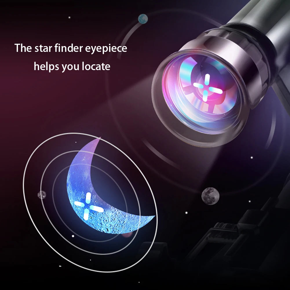 HD High Magnification Professional Astronomical Telescope Stargazing Children Dual-Use Science Experiment Aids Equipment