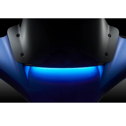 LED Windshield Center Fairing Vent Light for Harley Touring CVO Electra Street Glide Ultra 2023-2025 - High Bright Waterproof
